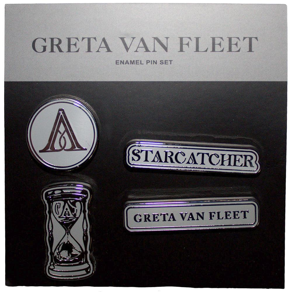 Greta Van Fleet - Starcatcher Pin - Set van 4 - Zilverkleurig